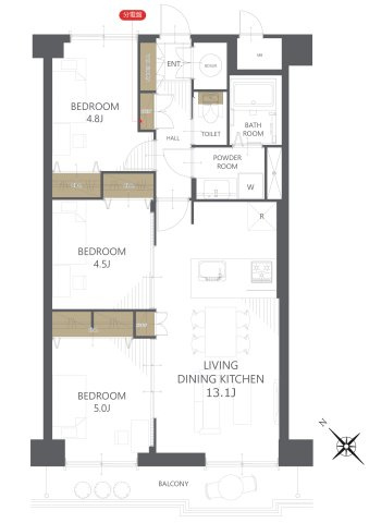 【間取り】菊水ターミナルハイツ 