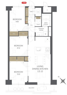 【間取り】菊水ターミナルハイツ 