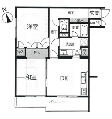 【間取り】 | ライオンズマンション新宿原町