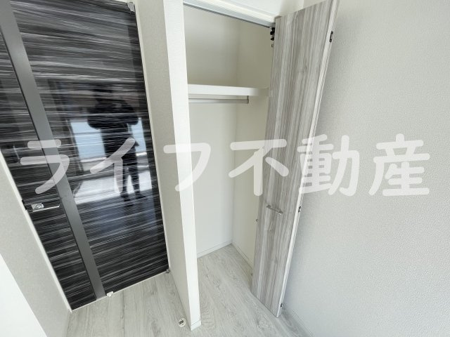 リアライズ布施駅前の収納|収納のためのスペースです