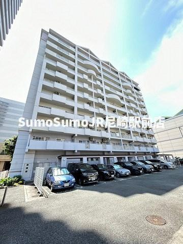 シティハイツ尼崎駅前の外観|外観は落ち着いています