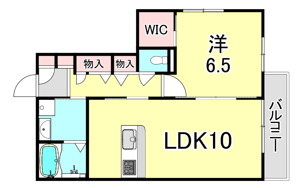 シャーメゾン豊楽Aの間取り