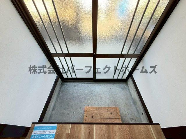 西田住宅の玄関|ゆったりとした玄関です