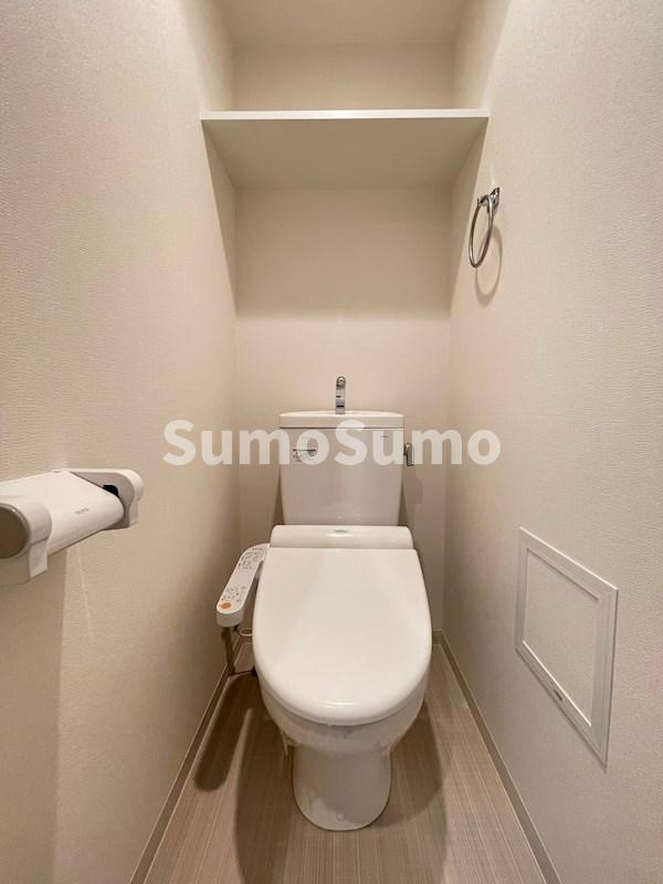 プレサンスKOBEティアラのトイレ|落ち着いたトイレです
