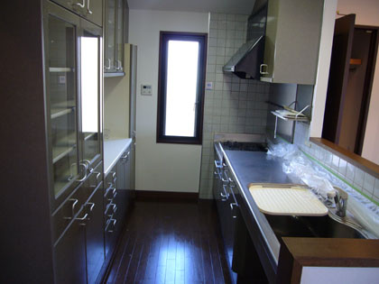 玉井邸のキッチン