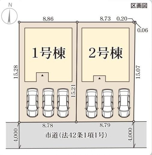 リーブルガーデン　倉敷市羽島（第２）【仲介手数料無料】の区画図