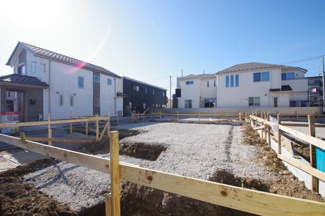 【外観】 | 【仲介手数料無料！！】日野市日野　新築戸建て（全3棟）2号棟　5998万円 | 令和８年1月３１日撮影　建築中