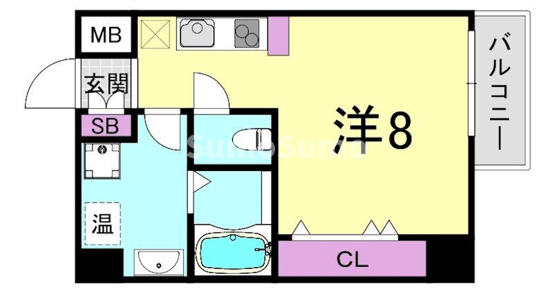 セレブコート安堂寺の間取り