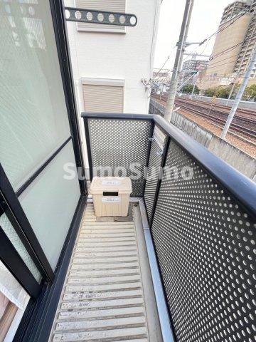 ブロスハイツ住吉本町のバルコニー