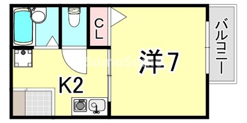 ブロスハイツ住吉本町の間取り