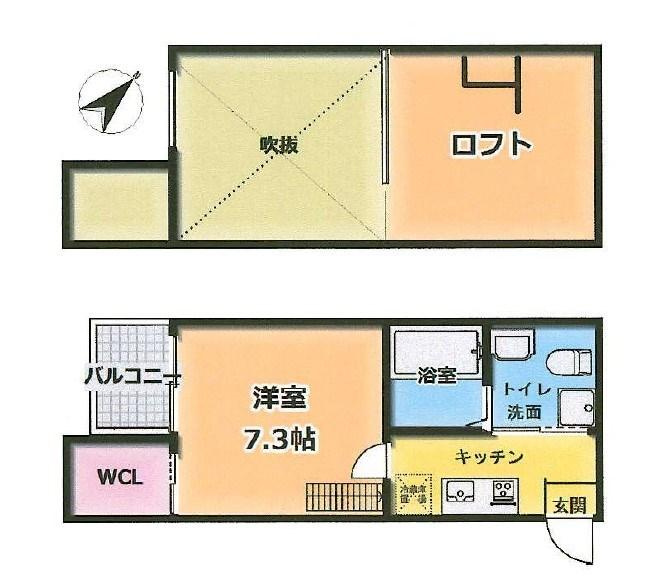 プレジャー神戸の間取り