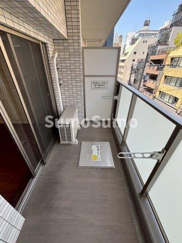 プレジオ鎗屋町のバルコニー
