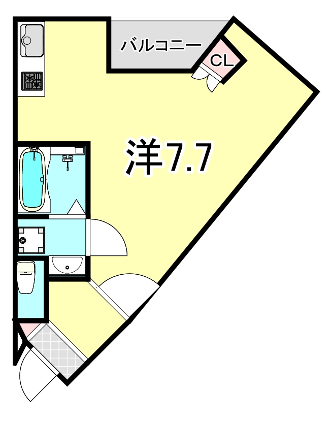 ソリューション甲子園の間取り