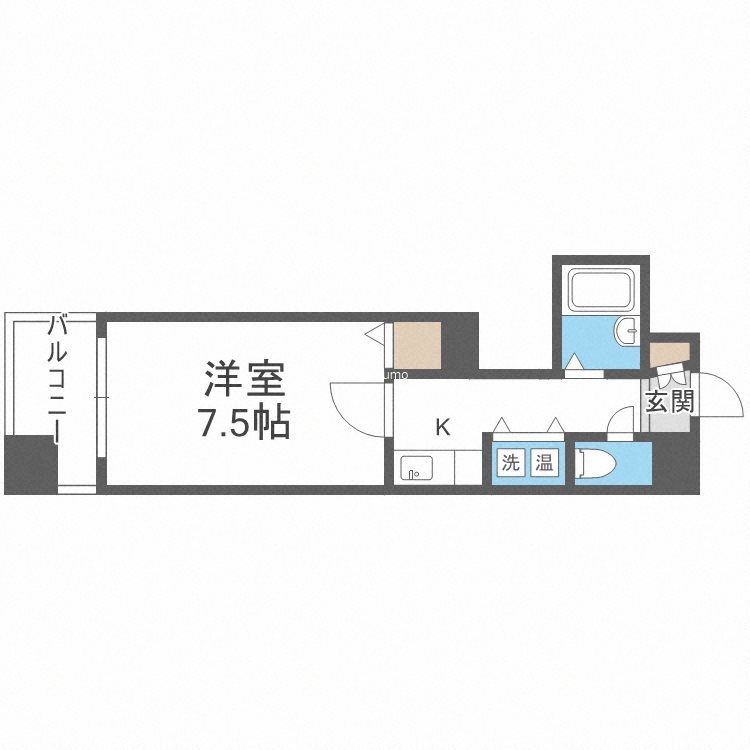 ソレアードトレスなんばWESTの間取り
