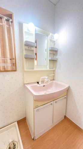 売中古戸建　中央区高林三丁目の独立洗面台