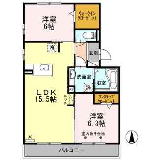 【間取り】 | ラ・グラシューズ