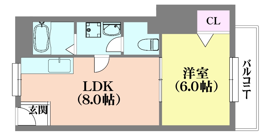 SUZURAN　DANCHI Ⅱの間取り