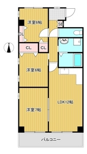 パレーシャル難波の間取り