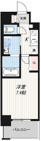 ミュプレ北浜の間取り