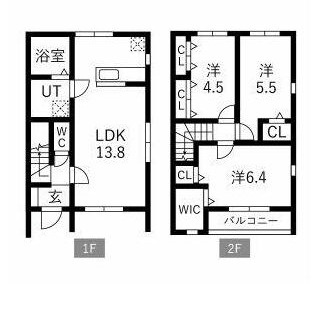 Ｇｒａｎｄ　Ｔｅｒｒａｃｅ　野々下の間取り
