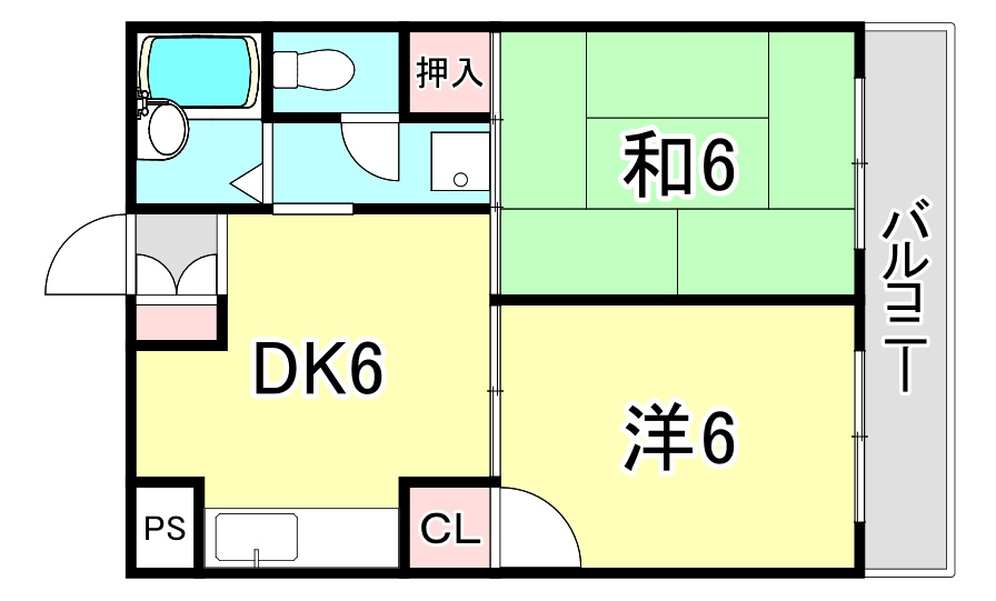 ハイコート甲子園の間取り