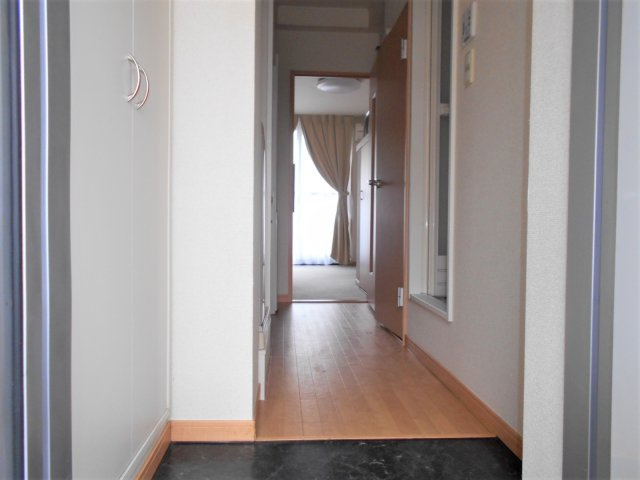 レオパレスソレイユⅢの玄関|毎日通る玄関はこちらです