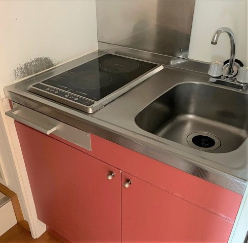 レオパレスコスモスハイツのキッチン|使いやすいキッチンです