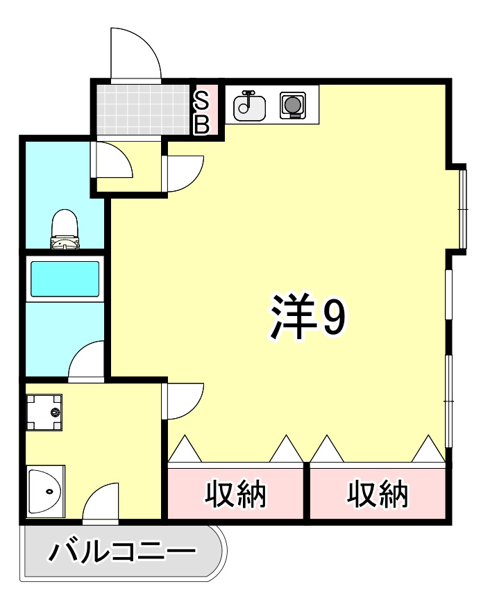 パインコート浜芦屋の間取り