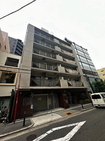 マンション北堀江の外観|外はこのようになっています
