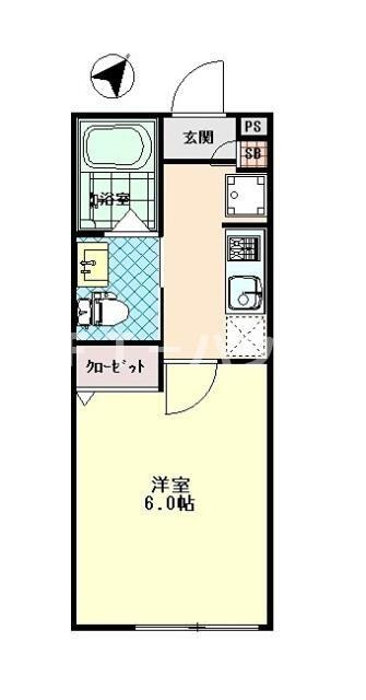 クエスト稲毛の間取り