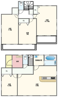 【間取り】 | 1-2Ｆ