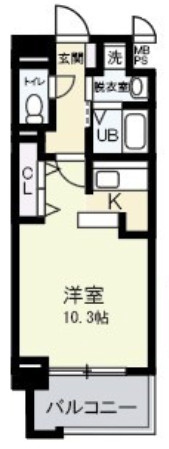 ブランクレール谷町の間取り