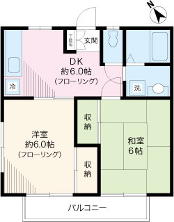 リバブル静山Ⅰの間取り