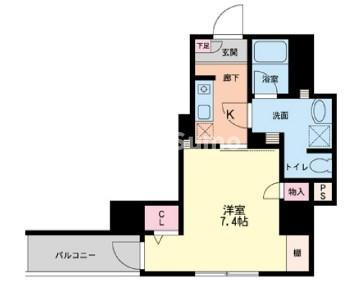 フォレステージュ北堀江の間取り