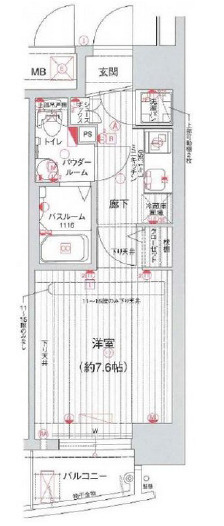 ラシュレエグゼ本町の間取り