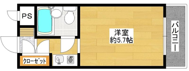 ビシック西進の間取り