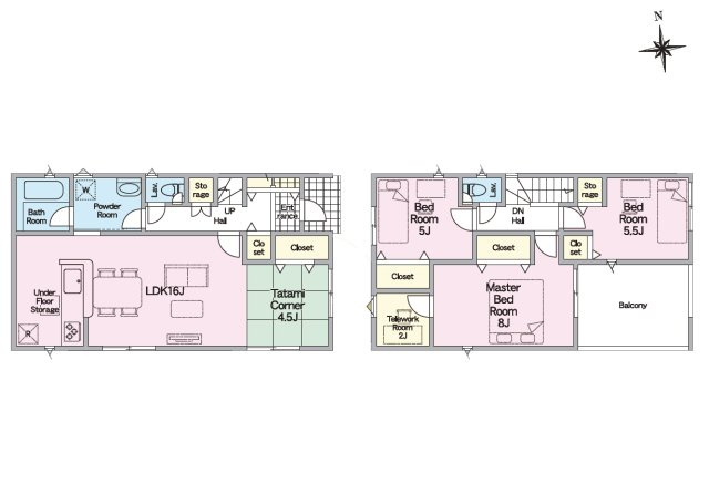 【間取り】 | 春日井市如意申町２丁目1-4『仲介料無料』新築戸建て | 3号棟