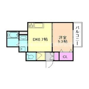 ラモーナ東本町Ⅲの間取り