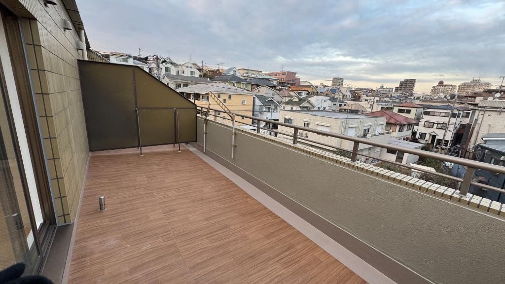 フォルム上池台のバルコニー|広々としたバルコニーです