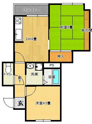 ライオンズマンション神戸の間取り