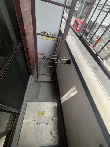 ライオンズマンション神戸のバルコニー