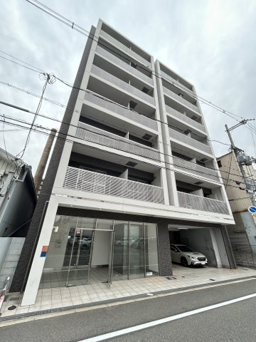 ラナップスクエア難波Ⅱの外観|落ち着いた雰囲気の外観です