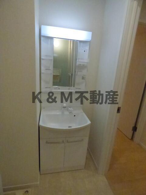 ＳＫ柏の洗面所|広い洗面スペース