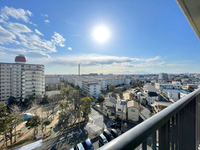 【バルコニー】 | 南篠崎スカイハイツＢ棟 | バルコニーからの眺望