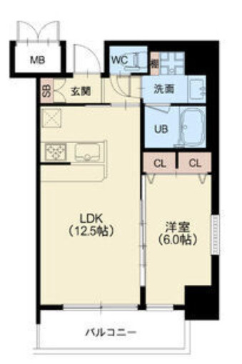 ラクラス本町東の間取り