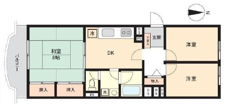 【間取り】 | 南26条ハウスA棟