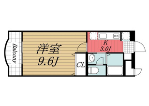 【間取り】 | グリーンマンション雅　B