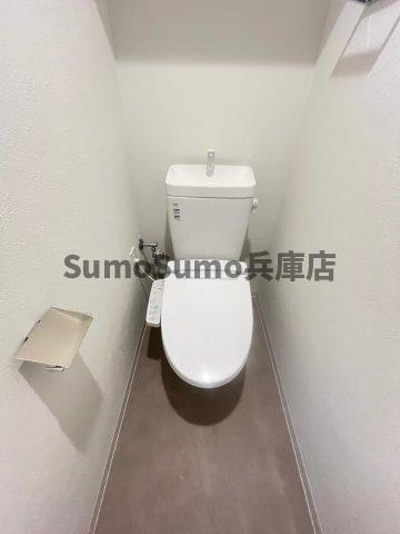プレサンス神戸セレスティアのトイレ|シンプルで使いやすいトイレです