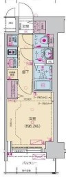プレサンス堺筋本町ディスティニーの間取り