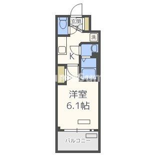 プレサンス新町ウィズジョイの間取り